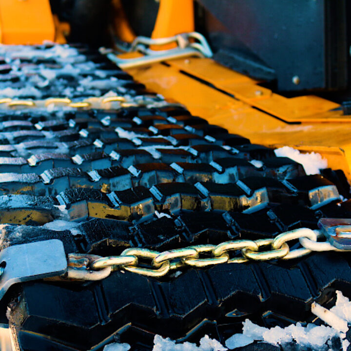 Chains for Tracks- Snow Chains for Skid Steers & Tracked Vehicles